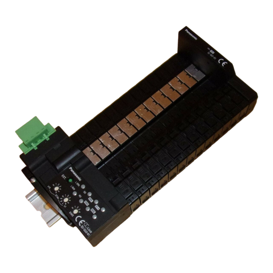Panasonic EtherCAT SC-GU3-03 Instruction Manual