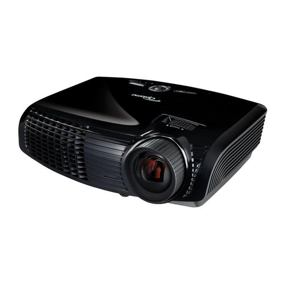 Optoma TW615-3D Datasheet