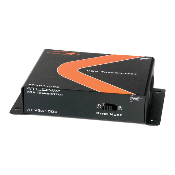 Atlona AT-VGA100-SR User Manual