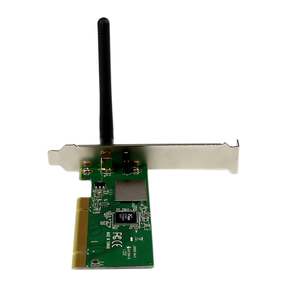 StarTech.com PCI150WN1X1 Instruction Manual