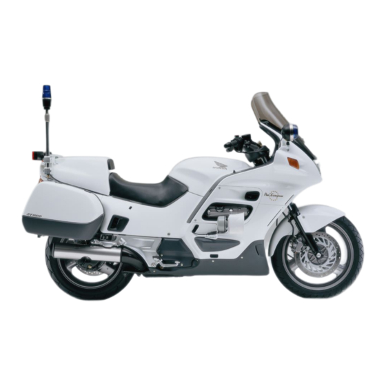 Honda 1995 Police ST1100 Owner's Manual
