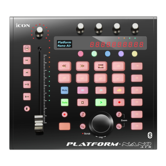 ICON ProAudio Platform Nano Air User Manual
