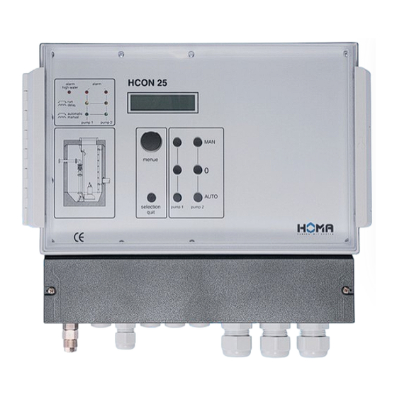 Homa HCON 25 Instruction Manual