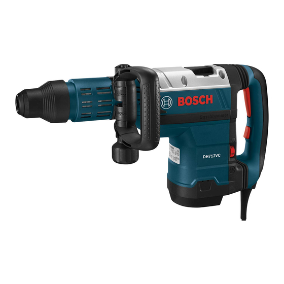 Bosch DH712VC Operating/Safety Instructions Manual
