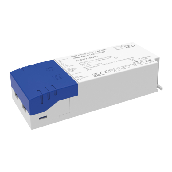 All LED ADRCV2425TD Installation Manual & User Manual