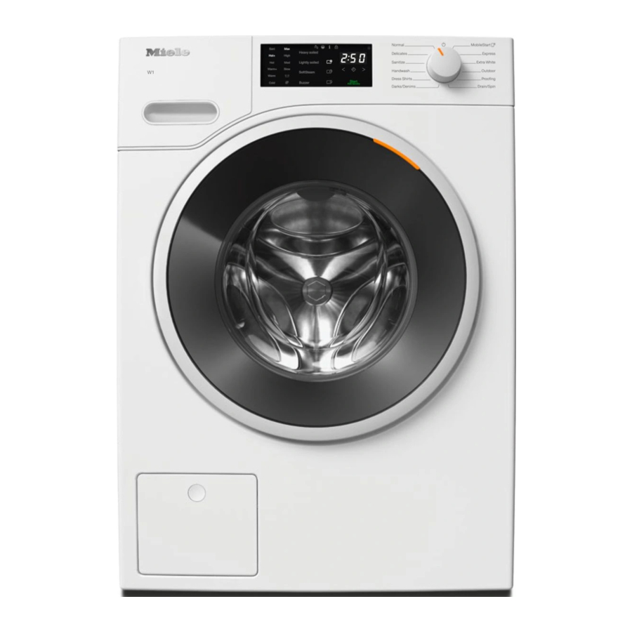 Miele Washing Machine Manual