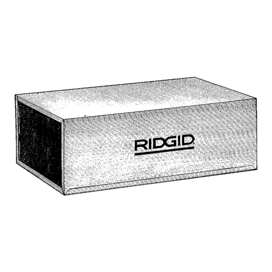 RIDGID AF3000 Manuals
