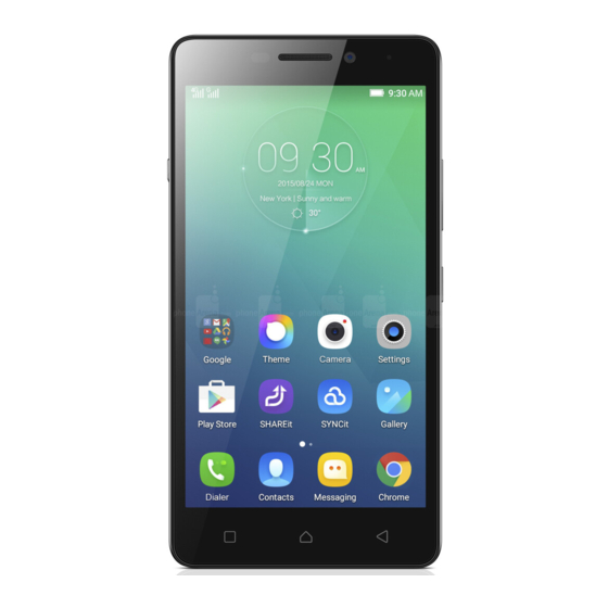 Lenovo VIBE P1m Quick Start Manual