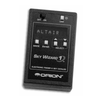 Orion Sky WizardModel 1 Instruction Manual