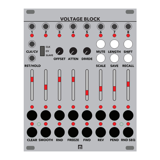 Malekko VOLTAGE BLOCK Manual