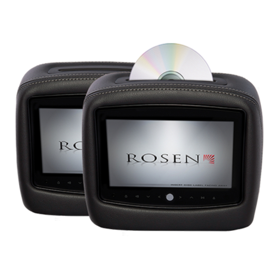 Rosen AV8900H Quick Start Manual