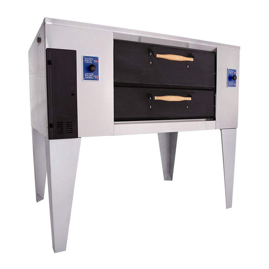 Bakers Pride D-125 DSP Single Specifications