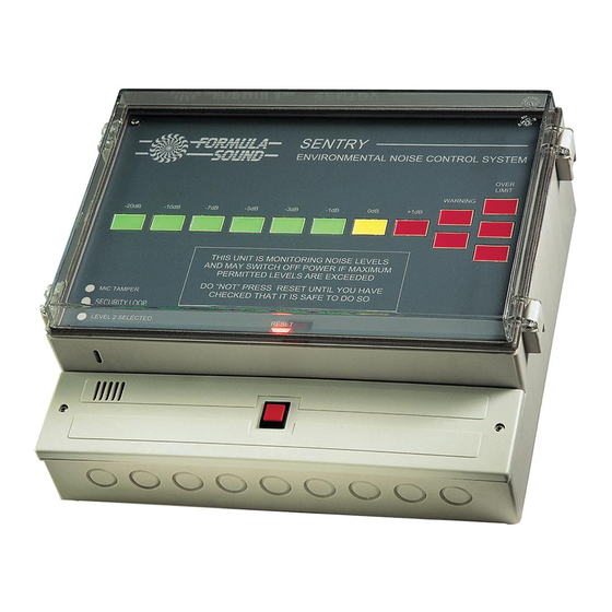 Formula Sound Sentry MK2 User Manual