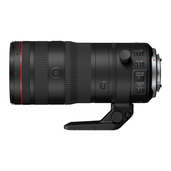 User Manuals: Canon RF 24-105mm F2.8 L IS USM Z Lens