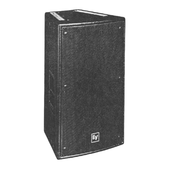 Electro-Voice DeltaMax DMS-1152 Series Manuals