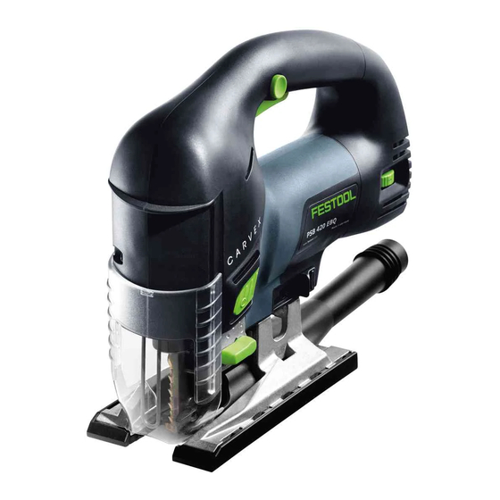 Festool PS420EBQ Supplemental User's Manual