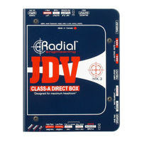 Radial Engineering JDV MK3 Owner's Manual