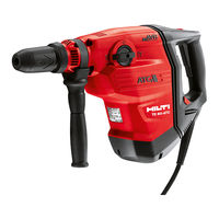 Hilti TE 70-D/AVR Operating Instructions Manual