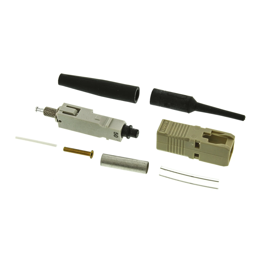 CommScope LightCrimp Plus SC Simplex Instruction Sheet