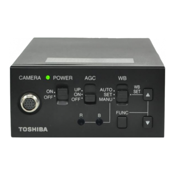 Toshiba IK-CU44A Camera Control Unit Manuals