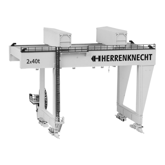 Faller LARGE GANTRY CRANE Manual