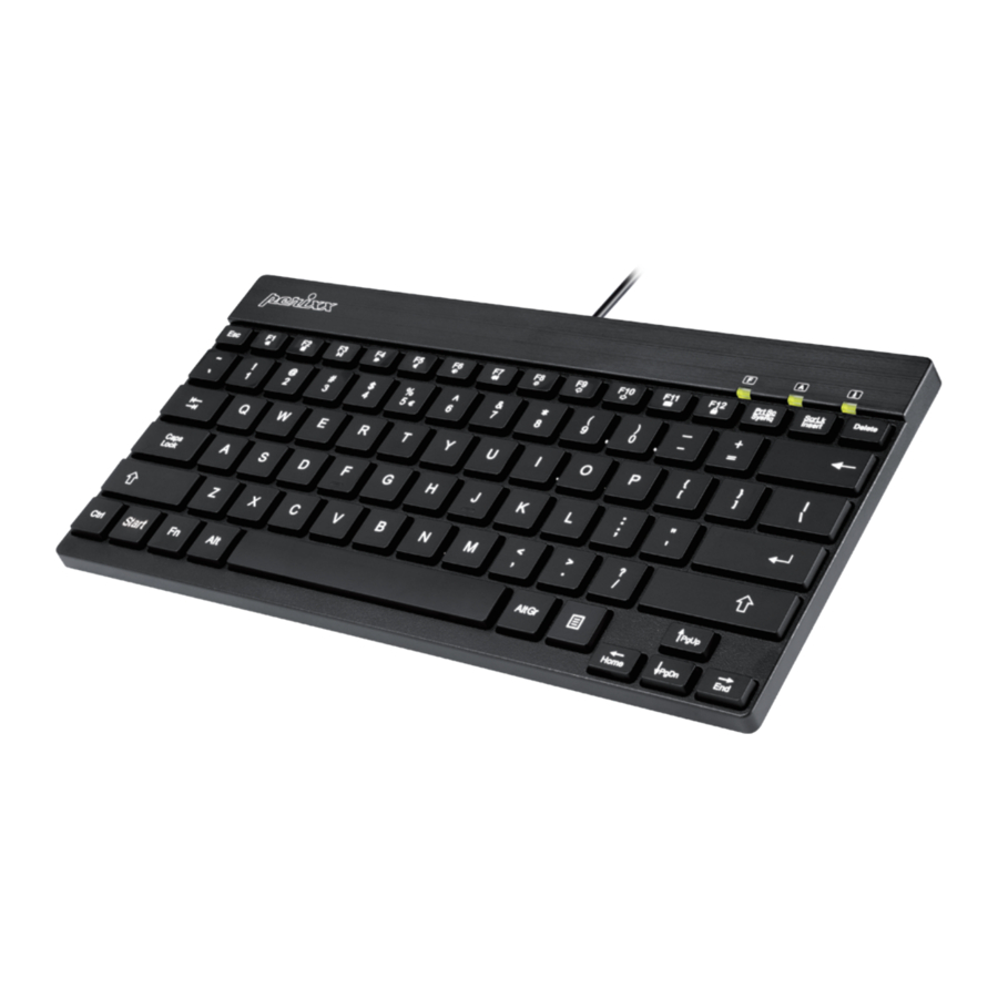 perixx PERIBOARD-326 - Membrane Keyboard Manual