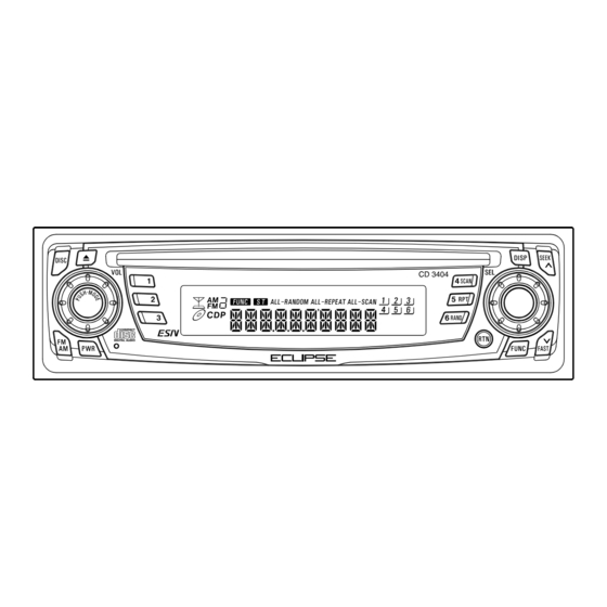 Eclipse  CD3404 Owner's Manual