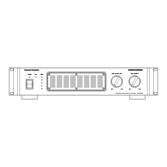 Marantz PA02 Service Manual