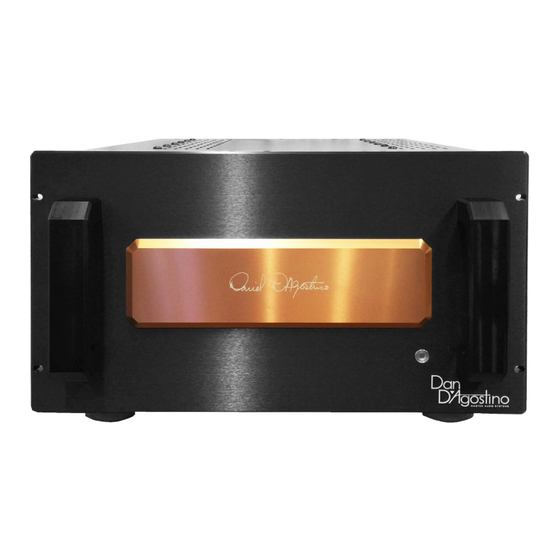 Dan D'Agostino classic stereo User Manual