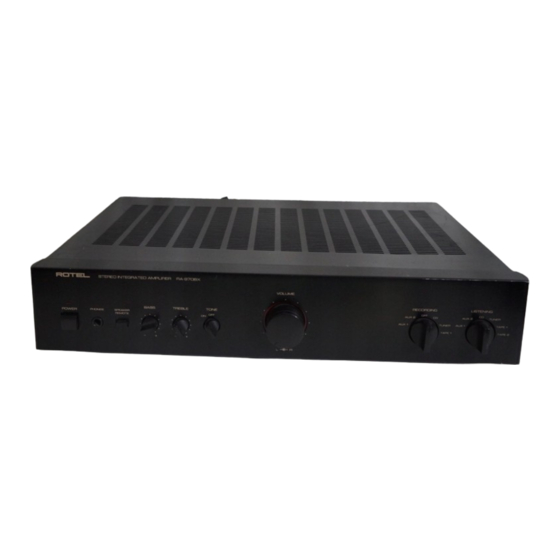 Rotel RA-970BX Technical Manu Technical Manual