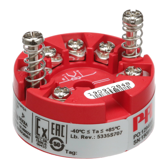 PR electronics 5335 Manual