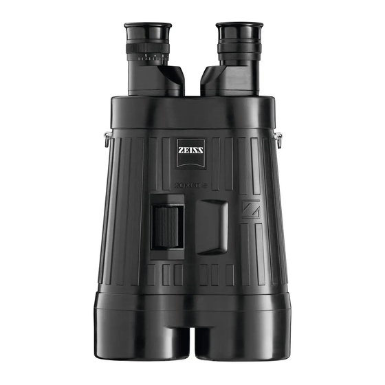 Zeiss 20 x 60 S Instructions For Use Manual