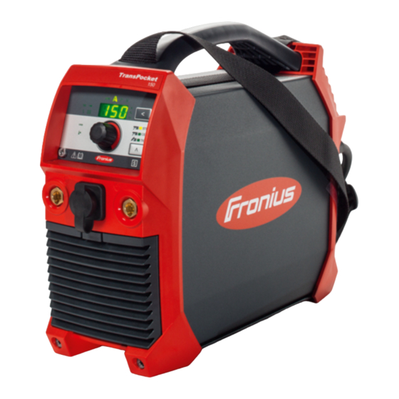 Fronius TransPocket 150 Operating Instructions Manual