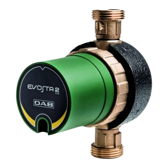 DAB Evosta2 11/85 SAN R 1/2 Installation And Operating Instructions Manual