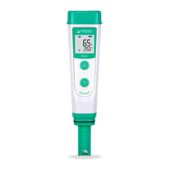 Apera Instruments PH20 Value User Manual