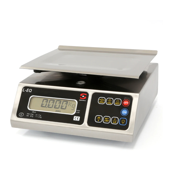 Sammic L-EQ Series Owner's Manual