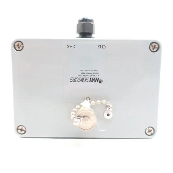 PCB Piezotronics IMI SENSORS 691A51 Series Installation And Operating Manual