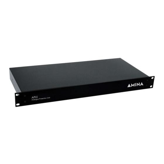 Amina APU-RS8iC Installation Manual
