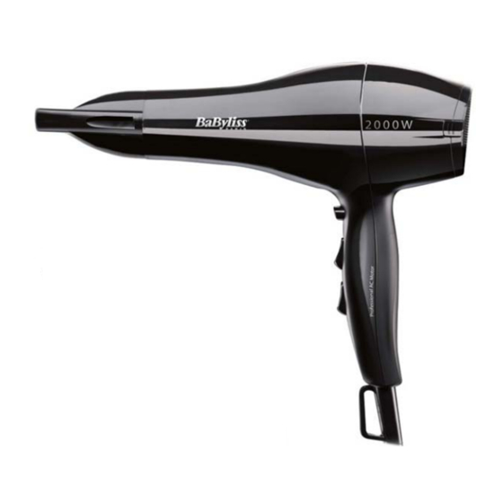 BaByliss ipro2000 Manual