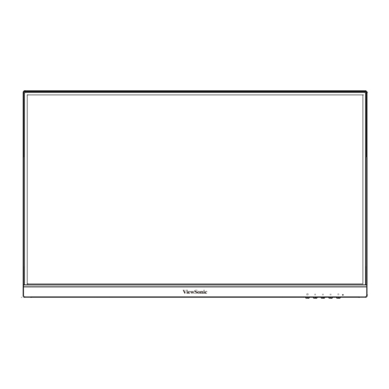 ViewSonic VX2467u Quick Start Manual