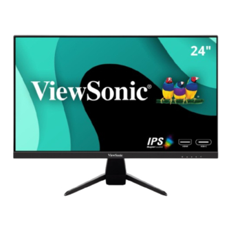 ViewSonic VX2467U User Manual