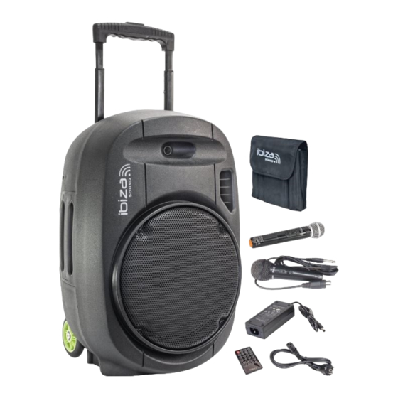 Ibiza sound PORT8VHF-MKII-TWS Manual
