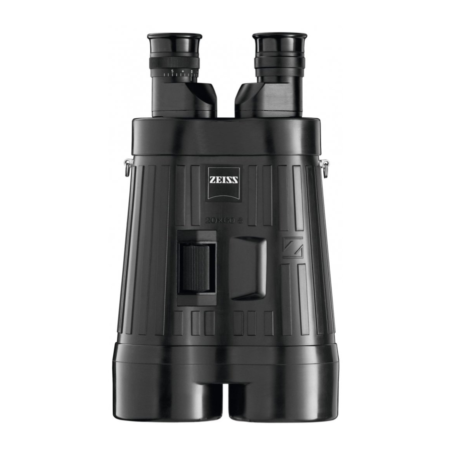 ZEISS 20 x 60 S - Binoculars Manual