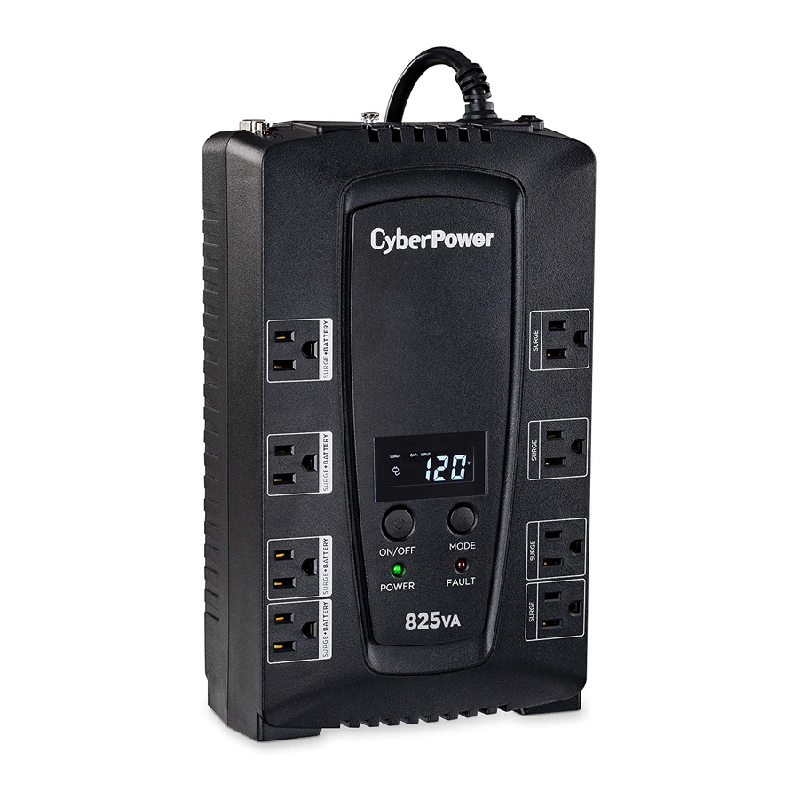 CyberPower CP825LCD Battery Replacement Manual