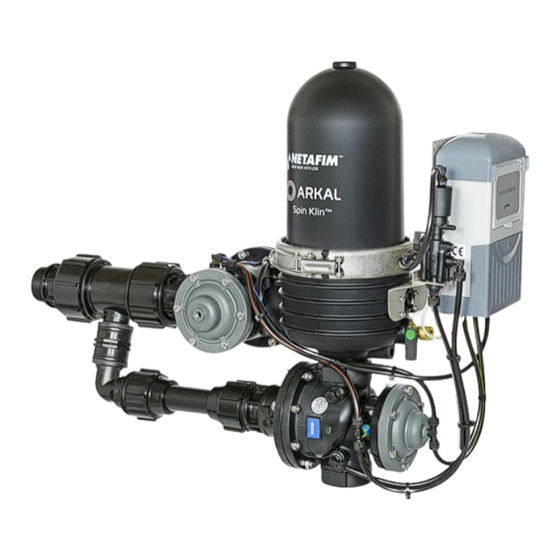 Netafim Arkal  2” Spin-Klin Compact Stand Alone Filter Installation And Operation Instructions Manual