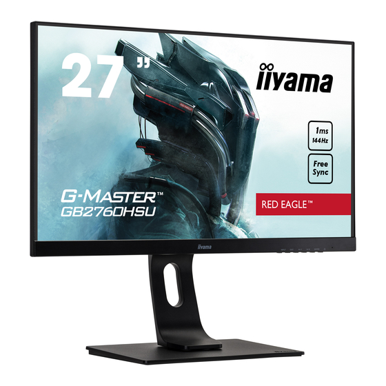 Iiyama G-Master GB2760HSU User Manual