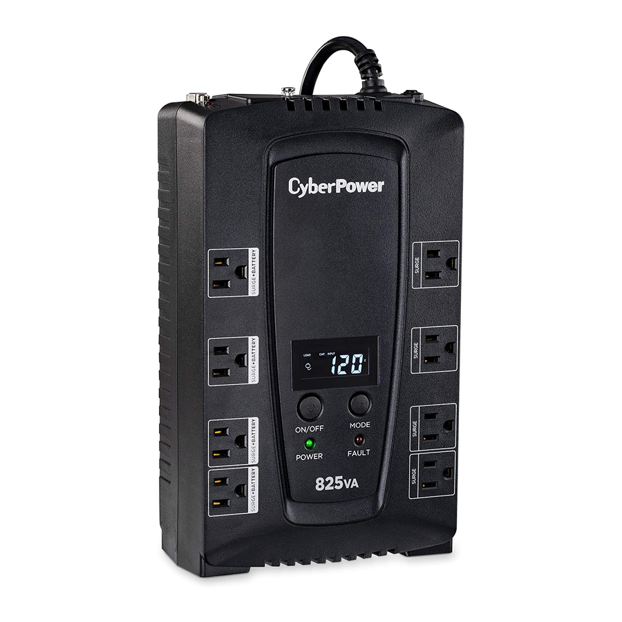 CyberPower CP825LCD User Manual