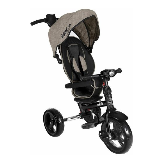 KIKKA BOO NIKKI Multifunctional Tricycle Manuals