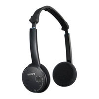 Sony DR BT22iK - Headphones - Semi-open Operating Instructions Manual