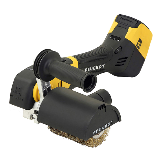 PEUGEOT EnergyBrush-18VBL Manual